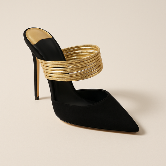 Escarpin Noir Haut Talon