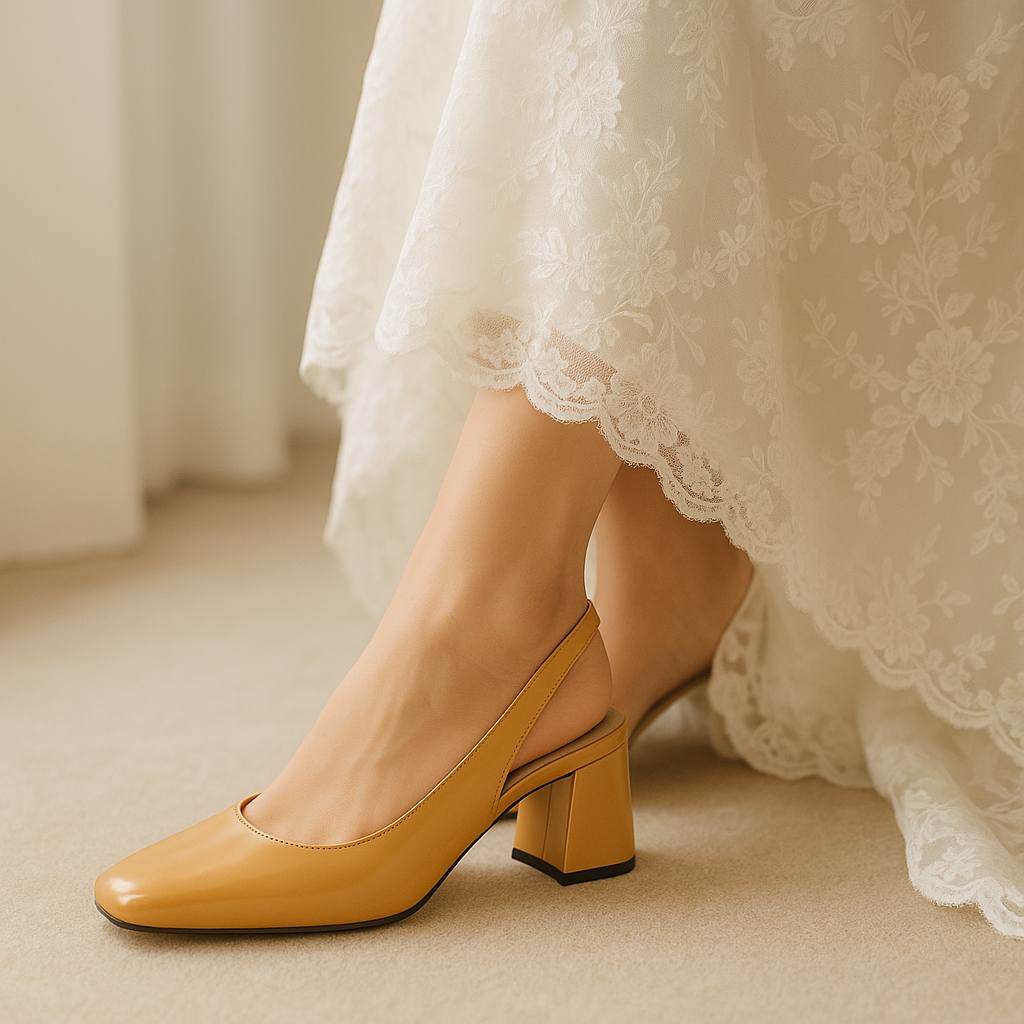 Escarpin Avec Bride Petit Talon