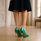 Escarpin Vert Fluo