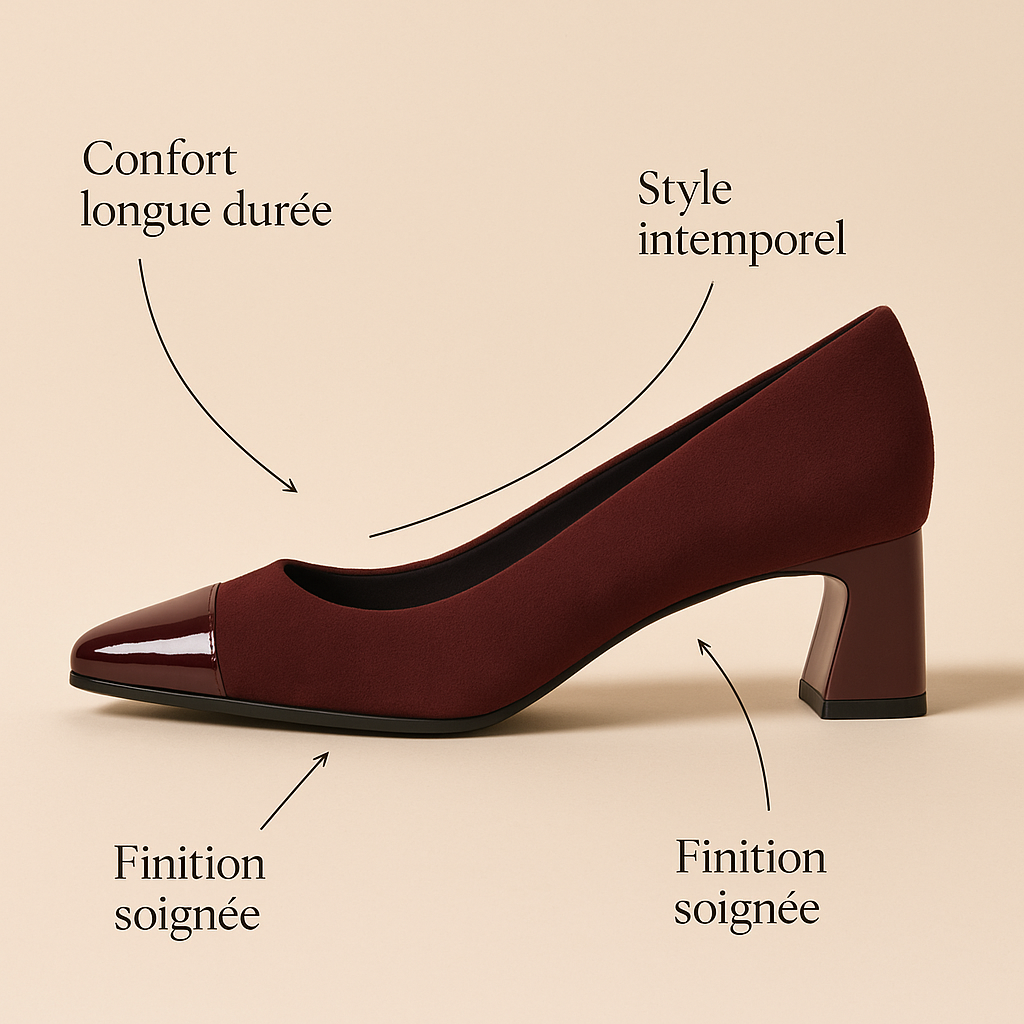 Escarpin Vintage Rouge