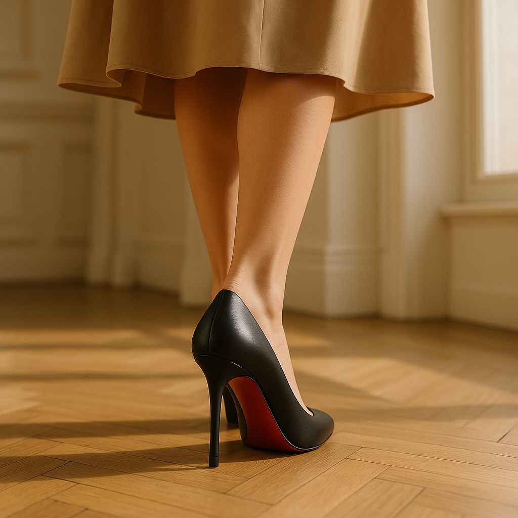 Escarpin Noir Mat