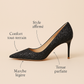 Escarpin Paillette Petit Talon